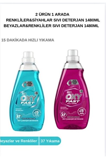 MR.OXY SIVI ÇAMAŞIR DETERJANI 2 ÜRÜN 1 ARADA