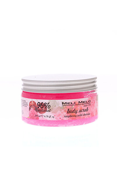 meli melo Exfoliant pentru corp cu zmeura si cirese 200 ml