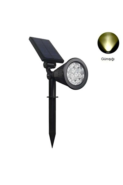 Forlife 18Watt Solar Çim / Bahçe Aydınlatma Armatürü (Günışığı)