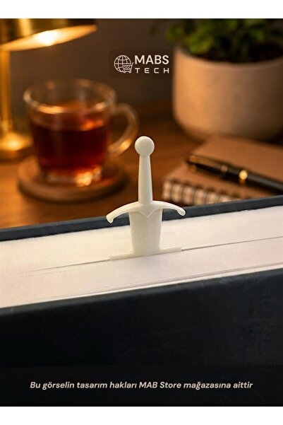 Mabs Tech Kılıç Tasarımlı Kitap Ayracı – Estetik Minimal Kitap Bookmark | Oku...