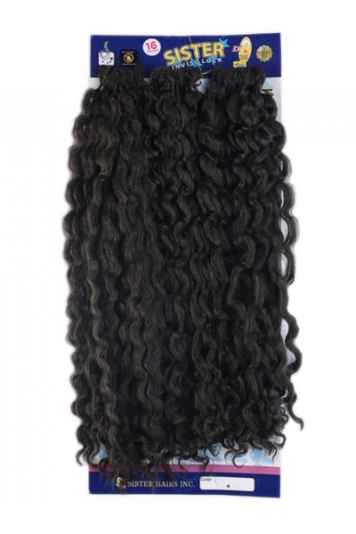 SÇ PERUK Sister Afro Wave Hair-Brown 4