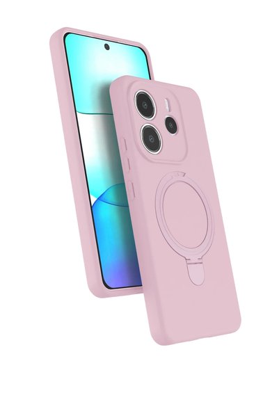 New Face ILKESHOP غطاء حماية جديد لهاتف Redmi Note 14 4G Regal مع حامل Magsaf...