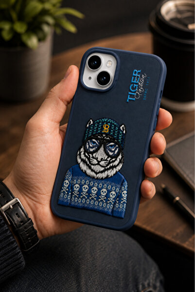 3GEN CASE İphone 15 Uyumlu Polo Santa Barbara Racquet Clup Lisanslı 3D Nakış İşlemeli İçi Kadife Deri Kılıf