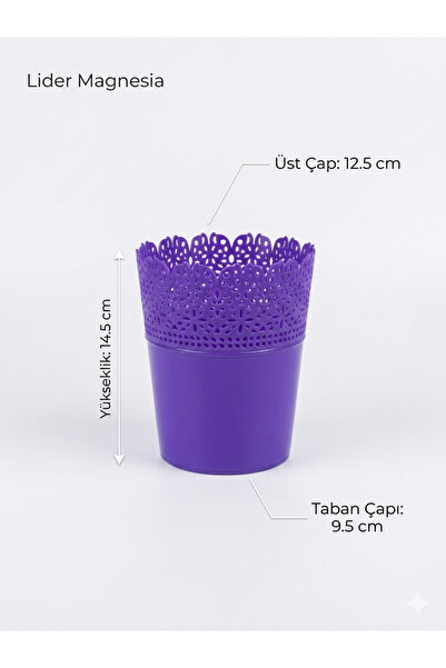 Sağlık Plastik KAKTÜS & FESLEĞEN SAKSI DANTEL MODEL SAĞLIK PLS
