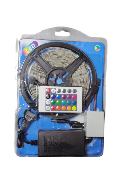 MAD ECO LEDURI Bandă LED din silicon, cod 5050, culoare RGB, cu telecomandă ș...