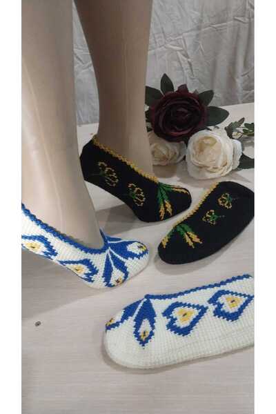 Papatyam 2 Pieces /36 -37 Tunisian Workmanship Booties Dowry Box
