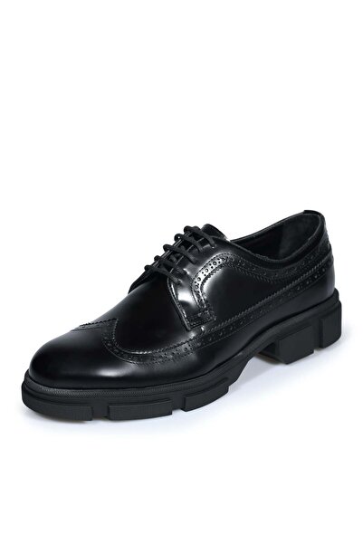 COSTO 45 46 47 Size Men's Shoes Black Leather Wide Fit Comfortable Use