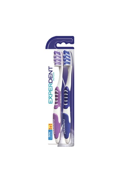 EXPERDENT Toothbrush 1+1 Medium