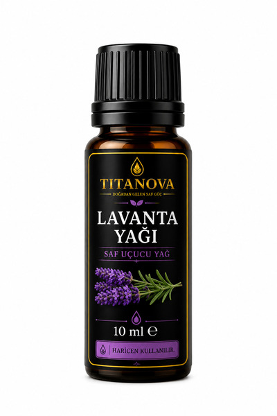 TİTANOVA زيت اللافندر 10 مل زيت عطري عشبي نقي