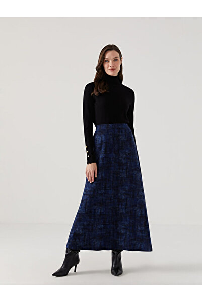 LC Waikiki Patterned Women's Skirt with Elastic Waist