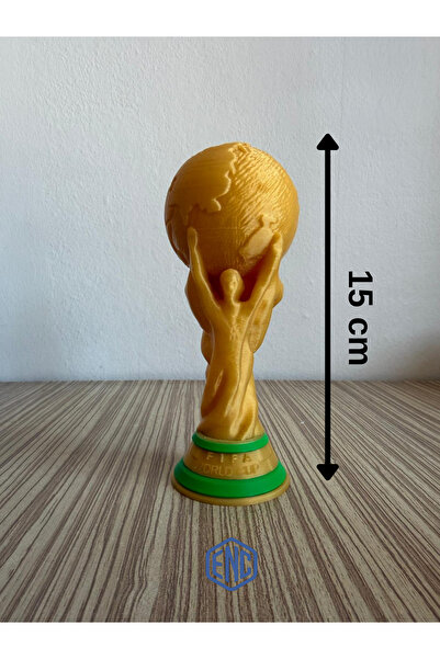 ENC Tasarım 3D Baskı Dünya Kupası Biblosu 15 cm Dekoratif Kupa