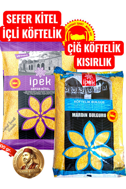 İpek Bulgur Sefer Kitel içli Köftelik + Köftelik Çiğ Köftelik Kisirlik MARDİN...