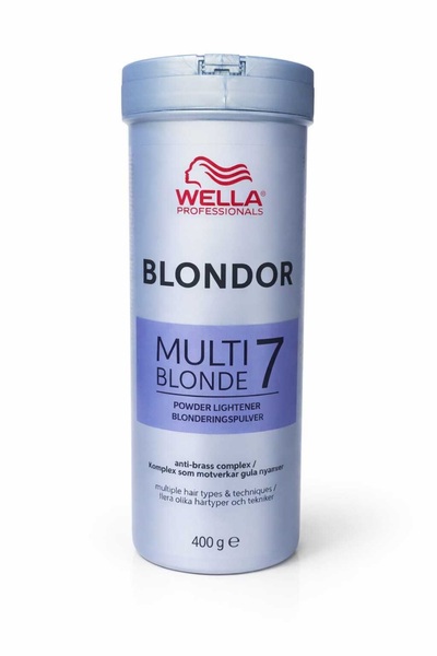 blondor powder بودرة تفتيح الشعر بلو ندر باللون الأزرق 400 جرام