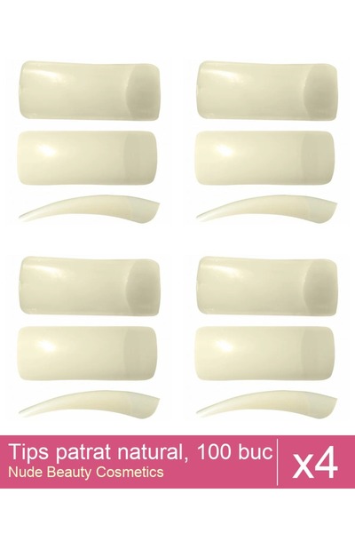 Makeup Set 4x Tips patrat , 100 buc