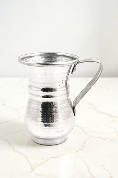 Evse Mutfak Sanatı 6 Lı Alüminyum Kulplu Bardak Ayran Bardağı