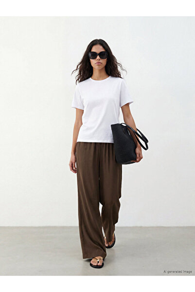 LC Waikiki Peak New Season Elastic Waist Women's Trousers