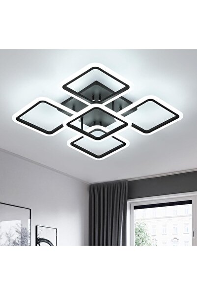 DELIGHT LUSTRA LED PATRATE 104W CU 5 BRATE 3 CULORI+IR 610x90mm