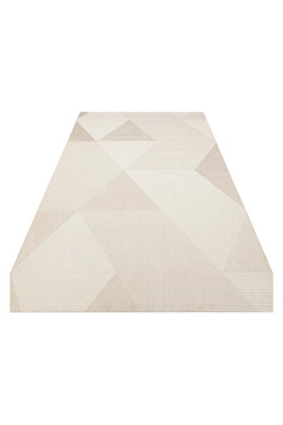 halinet Halı.Net Cream Ethnic Bohemian Washable Non-Slip Living Room Carpet E...