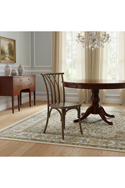 Ebticar Brown Wooden Dining Chair with a Simple and Durable Classic Design