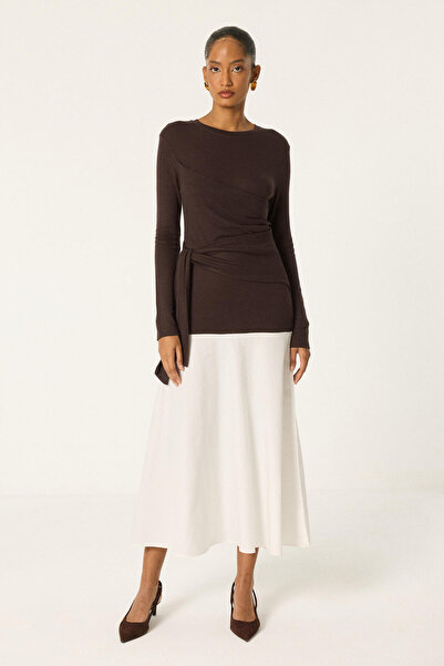 Touché Privé Asymmetric Draped Dress