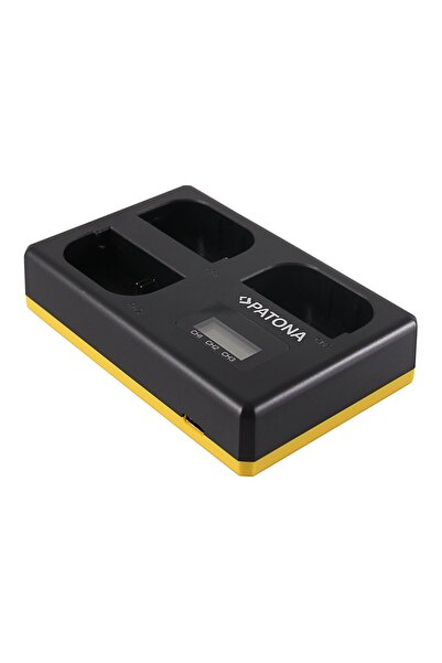 Patona Triple USB LP-E6 Charger with LCD Screen Compatible with Canon 5D II 7...