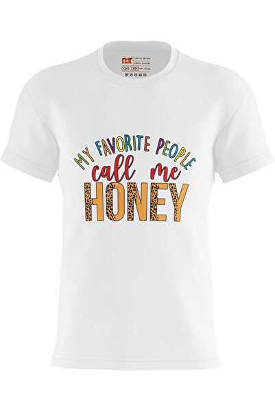not Women's Printed Design T-Shirt (My Favourite People Call Me Honey)| Round Neck Regular Fit T-shirt