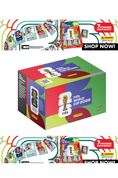 Next Plus Fifa World Cup 2026 ™   Official Sticker Collection - Box of 100 Pa...