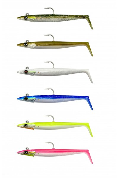 Savage Gear Sandeel V2 14 cm 33 gr 2+1 Lemon Back