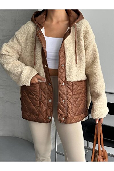 MODA141 WOMEN'S PLUSH COAT