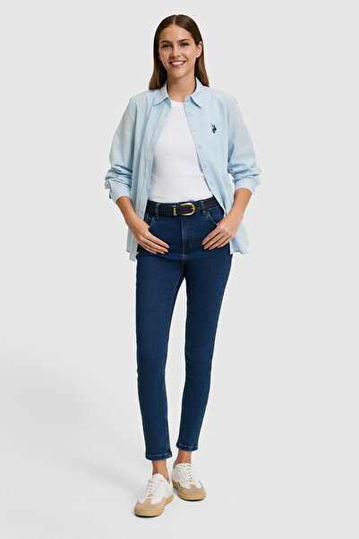 U.S. Polo Assn. Women's Dark Blue Jean Trousers 50325036-Dn0023