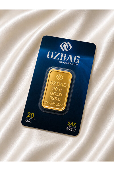 Özbağ 20 Gr Külçe Altın