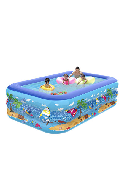 OEM Piscina Gonflabila Pentru Adulti/Copii, Lungime 260X170X56