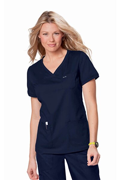 KOI Happiness Nicole Tunică medicală de damă, Albastru marin (Model 247)