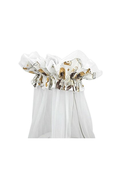 Qmini Canopy, Qmini, Tulle, Large, With Cotton bow, Size 400x170 cm, Oeko Tex...