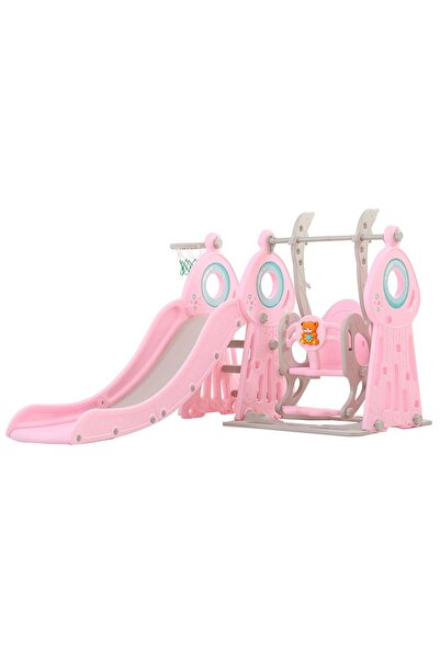 Nichiduta Garden Ocean Pink indoor/outdoor 3in1 children's playground with sl...