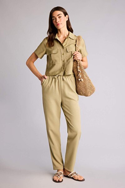 DeFacto Slim Fit High Waist Jogger Pants H8464Ax26Sm