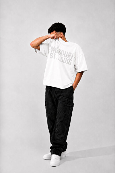 Generic Men's casual oversized t-shirt with a butterfly cut, excellent cool m...