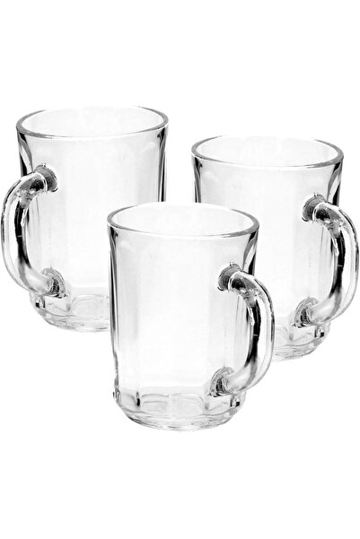 DELCASA 3Pc Tumbler Glass Set, 8Oz/240ml - Transparent, Sleek Design - For Wa...