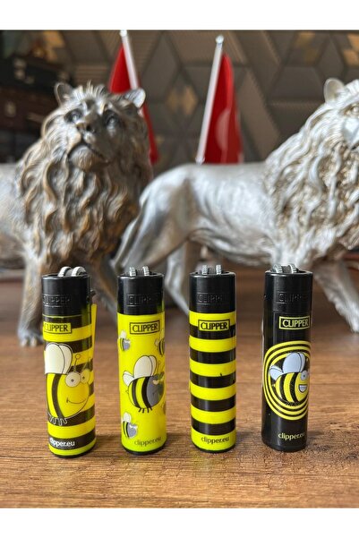 Clipper Reusable Kalın Model 4 Adet Çakmak