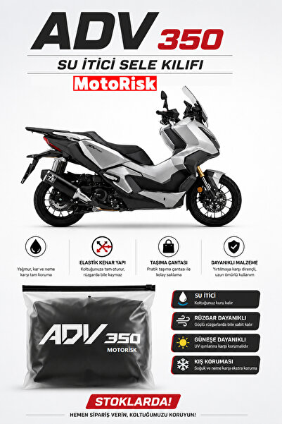 MotoRisk Adv 350 Compatible Water Repellent Saddle Cover