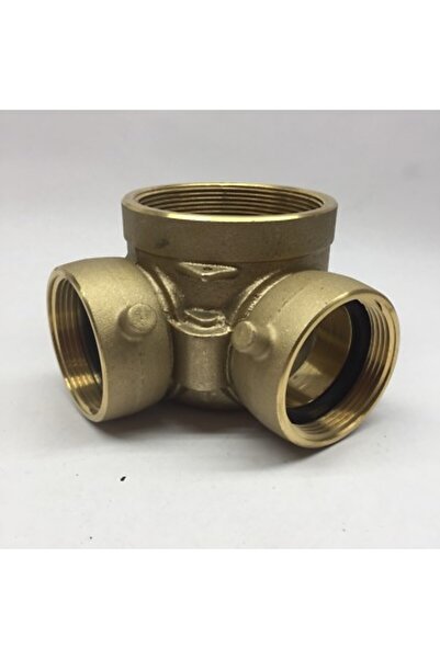 Autospa AUTOSPKR 90 BRASS SINGLE CLAPPER SIAMESE 4" NPT(F)NPT X2 1/2"
