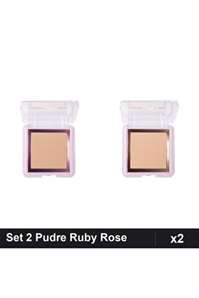 Makeup Set 2 Pudre Compacte Ruby Rose PC30 PC20, Fixare Machiaj, Pudra Compacta