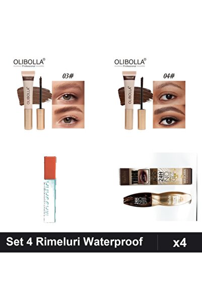 Makeup Set 4 Rimeluri Olibolla Auburn Chocolate Ushas Baolishi Waterproof 24h...