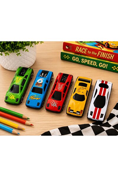 Kids Set 5 mașinuțe de curse pentru copii
