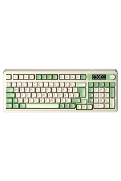 Aula S99 Pro Retro RGB Gaming 3 Modlu Bluetooth/2.4GHz/USB-C Kablosuz Makrolu...
