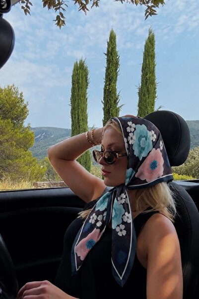 keisy Bandană eșarfă de damă cu model 70x70