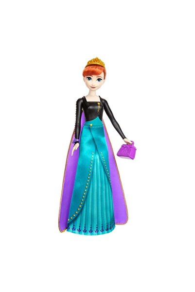 mattel Păpușa Disney Frozen cu funcție de rotire și dezvăluire Anna 29 cm