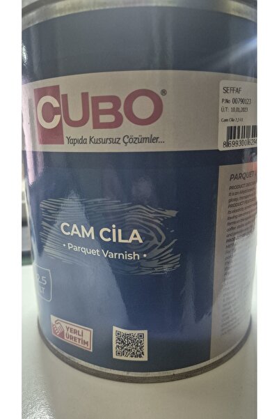 CUBO 2.5lt cam cila şeffaf