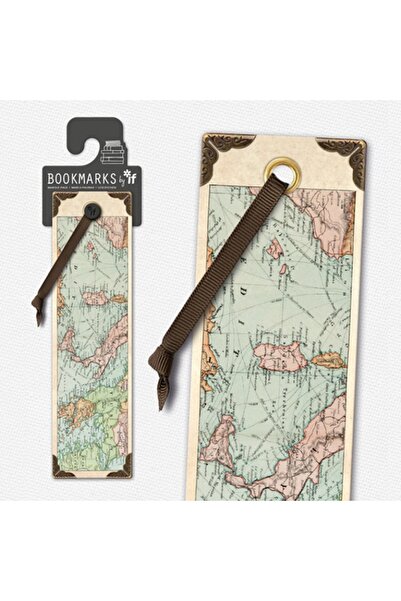 İF Bookmark - Vintage - Map