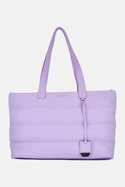 Kenneth Cole Women Brand Logo Tote Bag, Lavender